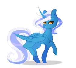 Size: 1280x1150 | Tagged: safe, artist:sapphire-m00nlight, oc, oc only, oc:fleurbelle, alicorn, chest fluff, ear fluff, female, golden eyes, mare, simple background, smiling, smiling at you, solo, transparent background