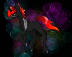 Size: 1320x1056 | Tagged: source needed, safe, derpibooru import, oc, oc:scourge, pony, red and black oc, scar, tall