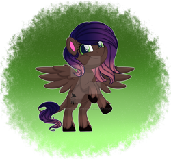 Size: 1600x1483 | Tagged: safe, artist:missmele-madness, oc, oc:evening howler, pegasus, pony, my little pony: pony life, deviantart watermark, female, mare, obtrusive watermark, solo, watermark