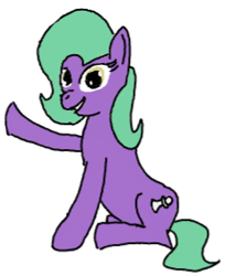 Size: 232x285 | Tagged: safe, artist:pawnypawnstar, derpibooru exclusive, oc, oc:pawny, earth pony, pony, female, flockmod, mare, simple background, white background