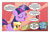 Size: 868x586 | Tagged: safe, artist:dziadek1990, edit, edited screencap, screencap, applejack, rarity, twilight sparkle, earth pony, pony, undead, unicorn, vampire, vampony, comic:sunny day, look before you sleep, comic, conversation, dialogue, dungeons and dragons, falling, golden oaks library, library, out of character, paper, pen and paper rpg, rpg, screencap comic, slice of life, sun, tabletop game, text