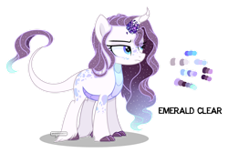 Size: 1280x859 | Tagged: safe, artist:jxst-roch, oc, oc:emerald clear, dracony, hybrid, female, interspecies offspring, offspring, parent:rarity, parent:spike, parents:sparity, simple background, solo, transparent background