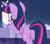 Size: 694x606 | Tagged: safe, derpibooru import, screencap, twilight sparkle, twilight sparkle (alicorn), alicorn, pony, a matter of principals, booty call, female, glowing cutie mark, hooves on the table, looking at you, mare, out of context, plot, twibutt