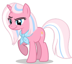 Size: 1342x1191 | Tagged: safe, artist:raindashesp, clear sky, pony, unicorn, common ground, clothes, female, mare, raised eyebrow, raised hoof, scarf, simple background, solo, transparent background, vector