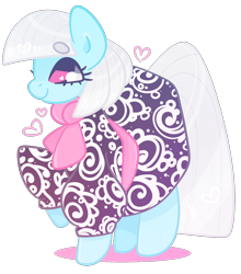 Size: 1078x1227 | Tagged: safe, artist:euphoriapony, derpibooru import, photo finish, earth pony, pony, beanbrows, clothes, dress, eyebrows, glasses off, heart, heart eyes, neckerchief, photaww finish, simple background, solo, transparent background, wingding eyes