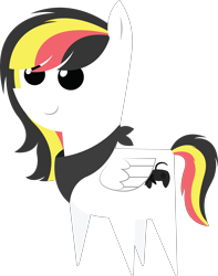 Size: 4532x5740 | Tagged: safe, artist:cosmiceclipsed, oc, oc only, oc:reddy, pony, bandana, pointy ponies, simple background, transparent background