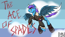 Size: 1920x1080 | Tagged: safe, artist:saxguy, oc, oc:flywheel, pegasus, asexual pride flag, flying, pride, pride flag