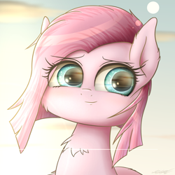 Size: 1900x1900 | Tagged: safe, artist:phoenixrk49, pinkie pie, earth pony, pony, bust, cute, cuteamena, diapinkes, female, looking at you, mare, pinkamena diane pie, solo