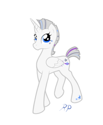 Size: 799x969 | Tagged: safe, artist:ravenpuff, oc, oc only, oc:star shot, alicorn, pony, alicorn oc, alicornified, female, mare, race swap, simple background, solo, transparent background