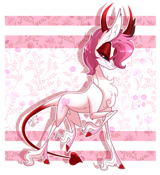 Size: 2045x2233 | Tagged: safe, artist:sugaryicecreammlp, oc, oc:love demon, demon, demon pony, original species, female, high res, solo