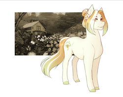 Size: 3416x2723 | Tagged: safe, artist:royvdhel-art, oc, oc:milfoil, earth pony, pony, fanfic:the haunting, fanfic art, solo