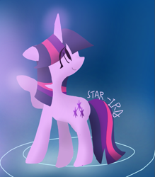 Size: 619x708 | Tagged: safe, artist:memengla, artist:star studded, twilight sparkle, unicorn twilight, pony, unicorn, solo