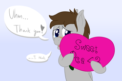 Size: 500x332 | Tagged: safe, artist:phoenixswift, oc, oc:fuselight, pegasus, pony, ask fuselight, heart, male, solo, stallion