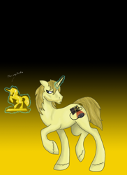 Size: 700x963 | Tagged: safe, artist:sawnikbewm, pony, pewdiepie, ponified, stephano