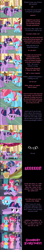 Size: 2000x11291 | Tagged: safe, artist:mlp-silver-quill, derpibooru import, cup cake, pinkie pie, twilight sparkle, twilight sparkle (alicorn), alicorn, earth pony, pony, comic:pinkie pie says goodnight, party cave, ponyville, sugarcube corner