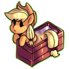 Size: 230x230 | Tagged: safe, artist:renka2802, derpibooru import, applejack, earth pony, pony, beady eyes, cowboy hat, cute, female, hat, jackabetes, mare, simple background, solo, transparent background, water