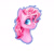 Size: 1275x1200 | Tagged: safe, artist:livzkat, derpibooru import, pinkie pie, earth pony, pony, my little pony, pink, solo