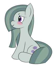Size: 823x971 | Tagged: safe, artist:cosmicspark, marble pie, earth pony, pony, blushing, cute, marblebetes