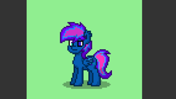 Size: 1334x750 | Tagged: safe, oc, oc only, pony, green background, pony town, simple background, solo