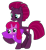 Size: 858x926 | Tagged: safe, artist:徐詩珮, fizzlepop berrytwist, tempest shadow, oc, oc:ehenk berrytwist, pony, unicorn, baby, baby pony, base used, broken horn, female, filly, horn, magical lesbian spawn, mare, mother and child, mother and daughter, next generation, offspring, parent and child, parent:glitter drops, parent:tempest shadow, parents:glittershadow, simple background, transparent background