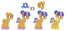 Size: 1446x627 | Tagged: safe, artist:themisslittledevil, oc, oc:light shield, pegasus, pony, armor, bald, female, mare, reference sheet, simple background, solo, transparent background