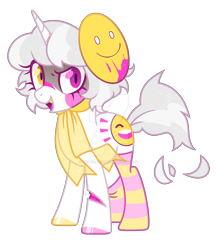 Size: 1600x1835 | Tagged: safe, artist:magicdarkart, oc, oc only, pony, unicorn, clothes, deviantart watermark, female, mare, obtrusive watermark, simple background, socks, solo, striped socks, transparent background, watermark