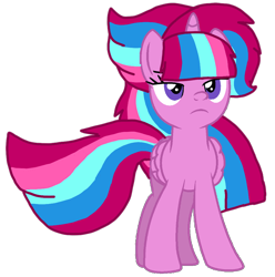 Size: 924x933 | Tagged: safe, artist:徐詩珮, oc, oc:bubble sparkle, alicorn, pony, alicorn oc, alternate universe, base used, female, magical lesbian spawn, mare, next generation, offspring, parent:glitter drops, parent:spring rain, parent:tempest shadow, parent:twilight sparkle, parents:glittershadow, parents:sprglitemplight, parents:springdrops, parents:springshadow, parents:springshadowdrops, simple background, transparent background, unamused