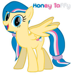 Size: 1024x1080 | Tagged: safe, artist:thunder-blur, oc, oc:honey taffy, pegasus, pony, solo