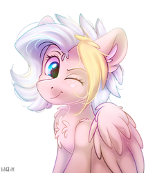 Size: 926x1080 | Tagged: safe, artist:lilclim, oc, oc only, oc:teacup cake, pegasus, pony, cute, female, simple background, solo, white background