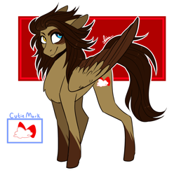 Size: 1024x1032 | Tagged: safe, artist:little-lime, oc, pegasus, pony, heterochromia, simple background, solo, transparent background