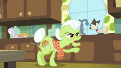 Size: 1920x1080 | Tagged: safe, derpibooru import, screencap, granny smith, cat, going to seed