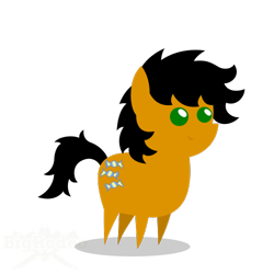 Size: 500x500 | Tagged: safe, artist:bigrodeo, oc, oc:sweet tooth, earth pony, pony, pointy ponies, solo