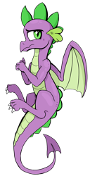 Size: 2008x3912 | Tagged: safe, artist:paskanaakka, derpibooru exclusive, spike, dragon, claws, male, older, older spike, simple background, solo, transparent background, winged spike