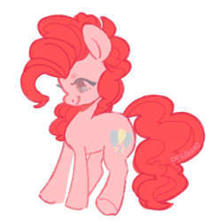 Size: 500x528 | Tagged: safe, artist:buljong, derpibooru import, pinkie pie, earth pony, pony, solo