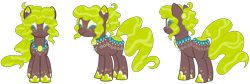 Size: 2271x764 | Tagged: safe, artist:crystal-tranquility, oc, oc:tooty fruity, pony, eyeshadow, female, makeup, mare, pond, simple background, solo, transparent background