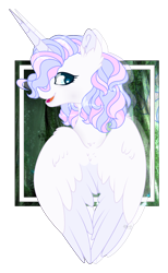 Size: 1874x3044 | Tagged: safe, artist:sweet-psycho-uwu, oc, oc:pure star alium, alicorn, pony, bust, female, mare, portrait, solo