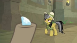 Size: 1920x1080 | Tagged: safe, screencap, daring do, doctor caballeron, pony, daring doubt, diamond, hooves, lidded eyes