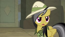 Size: 1920x1080 | Tagged: safe, screencap, daring do, pony, daring doubt, hat, pith helmet, solo