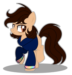 Size: 878x911 | Tagged: safe, artist:nighty-drawz, oc, oc:rjay, pony, clothes, earth ponrt, hoodie, male, simple background, solo, stallion, transparent background