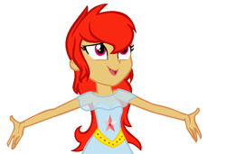 Size: 801x547 | Tagged: safe, artist:catherinecurse, artist:honerva, human, troll, equestria girls, barely eqg related, base used, clothes, crossover, equestria girls style, equestria girls-ified, ruby, ruby (trollz), ruby trollman, trollz