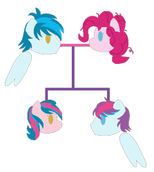 Size: 493x552 | Tagged: safe, artist:mplbasemaker33, derpibooru import, pinkie pie, thunderbass, earth pony, pony, equestria girls ponified, female, male, parents:pinkiebass, pinkiebass, ponified, shipping, straight