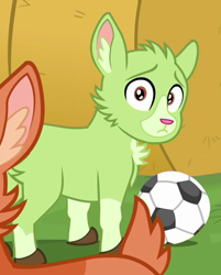 Size: 518x644 | Tagged: safe, screencap, goat, better together, equestria girls, spring breakdown, cropped, football, sports