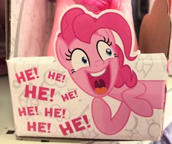 Size: 3266x2742 | Tagged: safe, derpibooru import, pinkie pie, earth pony, pony, faic, laughing, official, solo, toy