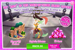 Size: 1039x692 | Tagged: safe, captain celaeno, my little pony: the movie, advertisement, costs real money, gameloft, official