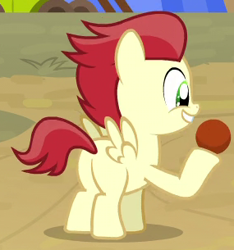 Size: 285x305 | Tagged: safe, screencap, pegasus, pony, growing up is hard to do, background pony, colt, cropped, male, skyquake (pony), solo