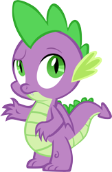 Size: 4660x7162 | Tagged: safe, artist:memnoch, spike, dragon, claws, male, simple background, solo, tail, transparent background, vector, winged spike