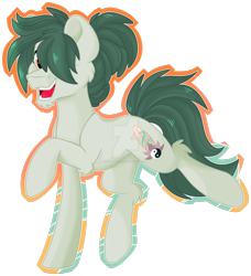 Size: 1600x1757 | Tagged: safe, artist:missmele-madness, oc, oc:cosmic clover, earth pony, pony, deviantart watermark, male, obtrusive watermark, simple background, solo, stallion, transparent background, watermark
