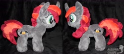 Size: 6335x2768 | Tagged: safe, artist:allunacraft, oc, oc:hexy, earth pony, pony, female, irl, mare, photo, plushie, solo