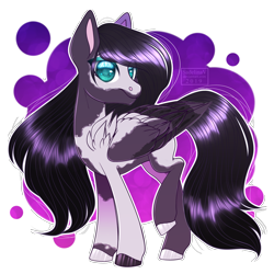 Size: 894x894 | Tagged: safe, artist:sadelinav, oc, oc:penelope, pegasus, pony, female, mare, solo