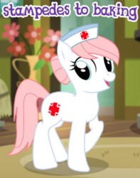 Size: 312x396 | Tagged: safe, nurse redheart, earth pony, pony, female, gameloft, mare, meme, solo, wat, wow! glimmer